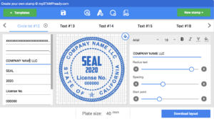 Free stamp maker online