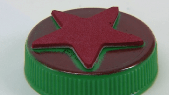 metal stamp as a star