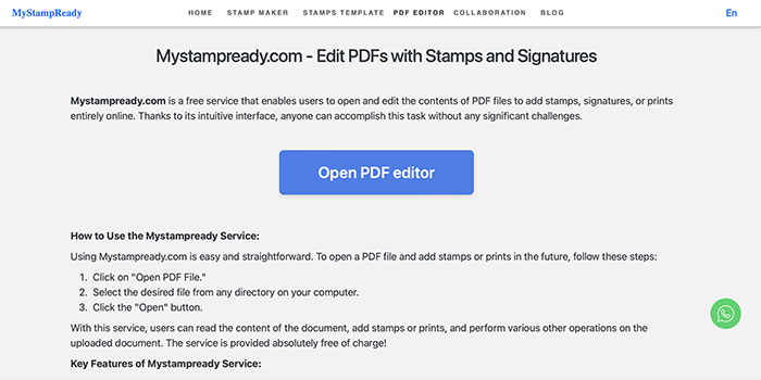 mystampready pdf editor